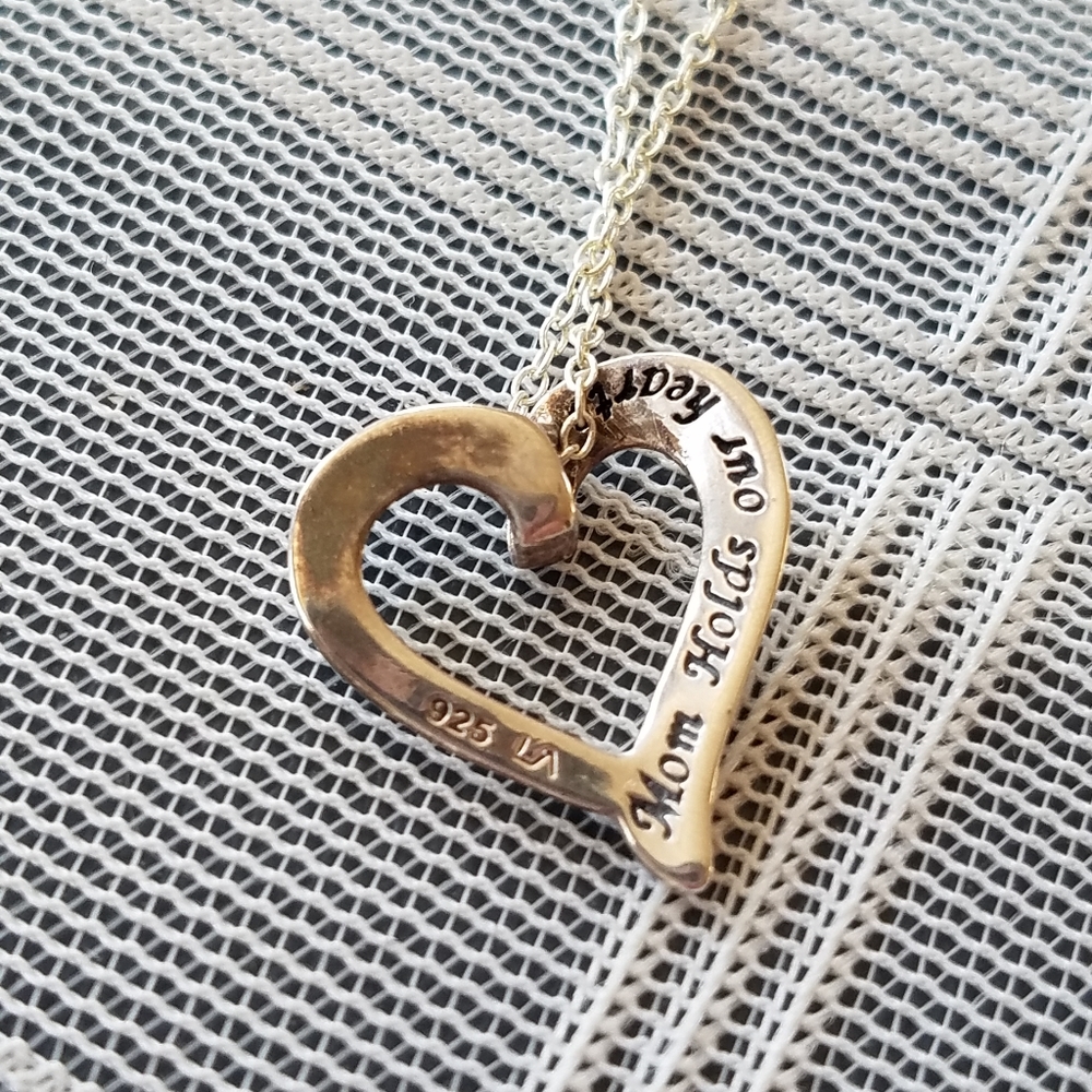 Sterling Heart Necklace - 925 LA